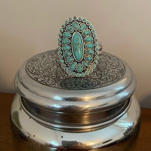 Lucky Brand turquoise cuff bracelet